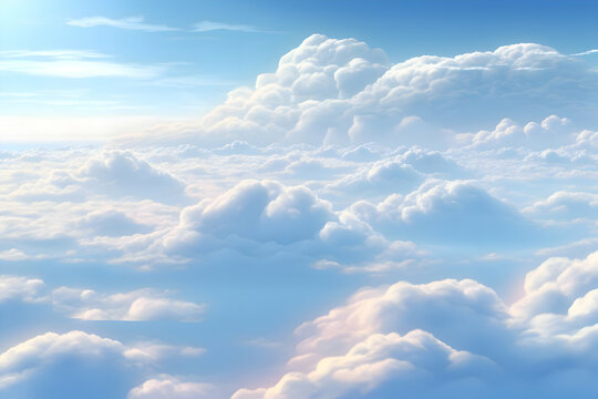 Realistic clouds background. High quality