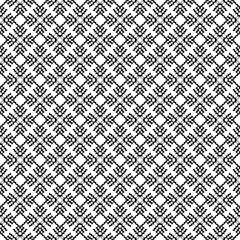 Fototapeta premium Black seamless abstract pattern. Overlay for background and backdrop. Ornamental design. PNG graphic illustration with transparent background.