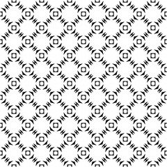 Black seamless abstract pattern. Overlay for background and backdrop. Ornamental design. PNG graphic illustration with transparent background.