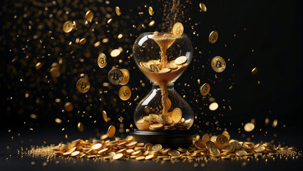 The idea that time is money, along with bitcoin, 
