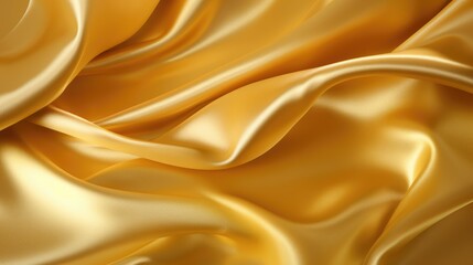 Gold silk background. Gold fabric texture background