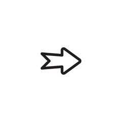 . Arrow icon collection. Arrow flat style isolated, stock vector. Arrow flat vector icon.    