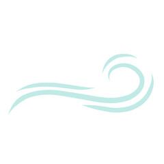 Wind icon. Winds vector icons. Wind air movement for weather and forecast symbol. Contains sign of storm, tornado, and breeze. Design graphic in outline style illustration.