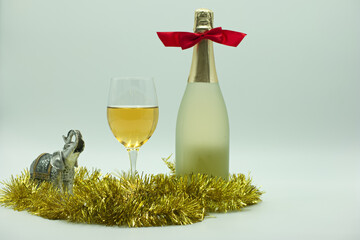 szampan, świętować, wino, uroczystość, drink, alkohol, napój, luksus, przyjęcie, wydarzenie,...