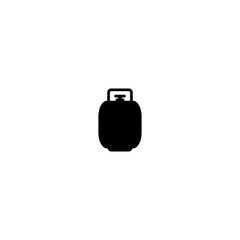  Bio gas bottle icon  isolated on white background 
