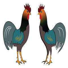 2 male epilepsy,2 roosters,2 pairs of male siblings,2 pairs of male ayans are the same color,rooster brothers