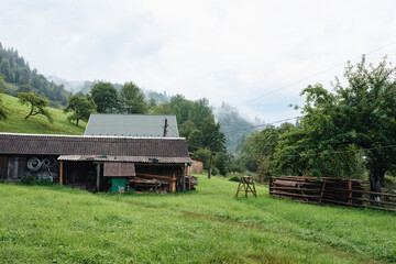 The Carpathian region of Ukraine near the village of Yaremche