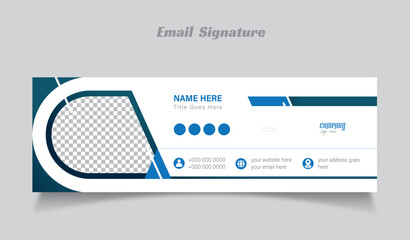 Modern Email Signature design