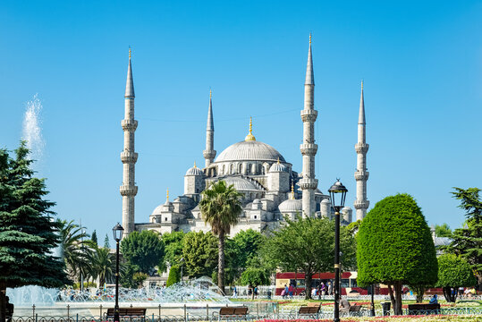 The blue mosque of Istanbul