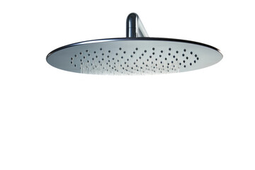 The Beauty of Rainfall Showerhead Design Isolated On Transparent Background.