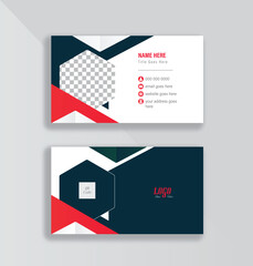 Business card design layout