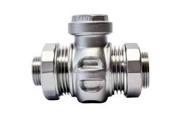 Swivel Union Fittings Navigating Pipe Rotations Isolated On Transparent Background.