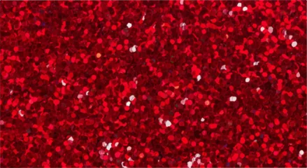 Foto op Canvas background with red glitter. merry christmas abstract background. shiny glowing wallpaper for new year holiday © Karina