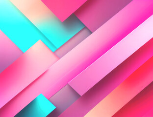 Fototapeta premium background illustration Overlapping rectangular pink modern geometric style