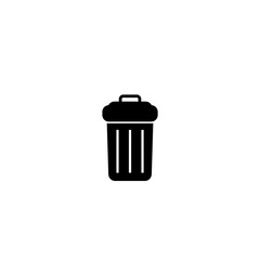 Waste icon isolated on white background 