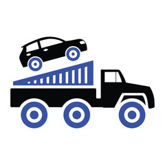 Roadside Car Assistance Icon