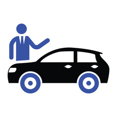 Car Insurance Agent Icon