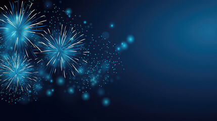 fireworks on the sky background