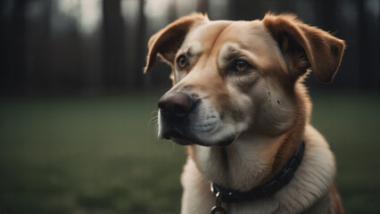 portrait of a dog , animal photography