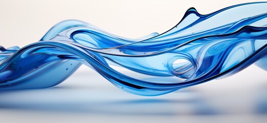 Beautiful abstract oil and water interaction
