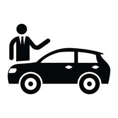 Car Insurance Agent Icon