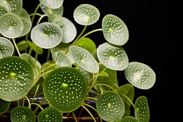 Vibrant Pilea Peperomiodest Houseplant.