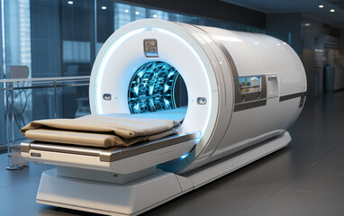 urządzenie do rezonansu magnetycznego, prześwietlenie. - obrazy, fototapety, plakaty