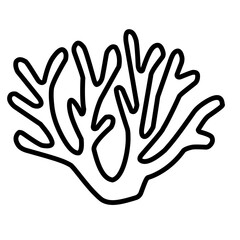 coral outline 