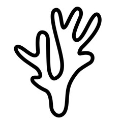 Obraz premium coral outline 