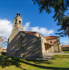 Iglesia  de la Asunción de Villardeciervos, provincia de Zamora, España