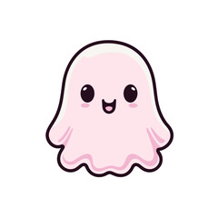 Ghost vector clipart. Good for fashion fabrics, children’s clothing, T-shirts, postcards, email header, wallpaper, banner, events, covers, advertising, and more.