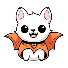 Cute dog bat vector clipart. Good for fashion fabrics, children’s clothing, T-shirts, postcards, email header, wallpaper, banner, events, covers, advertising, and more.