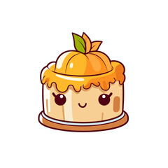 Autumn fall cake vector clipart. Good for fashion fabrics, children’s clothing, T-shirts, postcards, email header, wallpaper, banner, events, covers, advertising, and more.