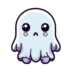 Cute ghost vector clipart. Good for fashion fabrics, children’s clothing, T-shirts, postcards, email header, wallpaper, banner, events, covers, advertising, and more.