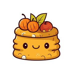 Pancake vector clipart. Good for fashion fabrics, children’s clothing, T-shirts, postcards, email header, wallpaper, banner, events, covers, advertising, and more.