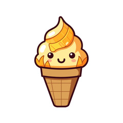 Autumn fall ice-cream vector clipart. Good for fashion fabrics, children’s clothing, T-shirts, postcards, email header, wallpaper, banner, events, covers, advertising, and more.