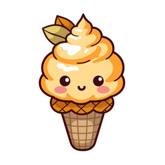 Ice-cream vector clipart. Good for fashion fabrics, children’s clothing, T-shirts, postcards, email header, wallpaper, banner, events, covers, advertising, and more.