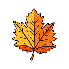Autumn fall leaf vector clipart. Good for fashion fabrics, children’s clothing, T-shirts, postcards, email header, wallpaper, banner, events, covers, advertising, and more.