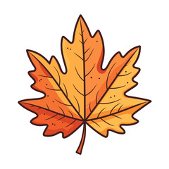 Autumn fall leaf vector clipart. Good for fashion fabrics, children’s clothing, T-shirts, postcards, email header, wallpaper, banner, events, covers, advertising, and more.