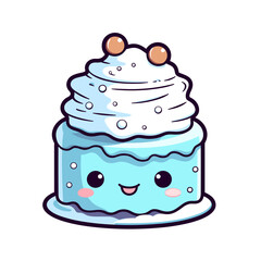 Winter cake vector clipart. Good for fashion fabrics, children’s clothing, T-shirts, postcards, email header, wallpaper, banner, events, covers, advertising, and more.