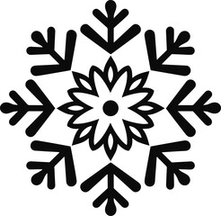 Obraz premium Snowflakes, Snowflakes Christmas Ornaments, Christmas Snowflakes Silhouette, Winter Snowflakes