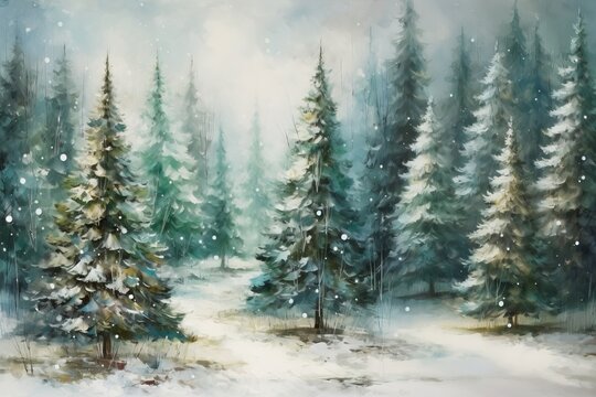 Festive Christmas Tree Banner