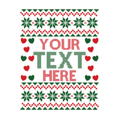 Ugly Sweater Svg