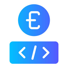 coding gradient icon