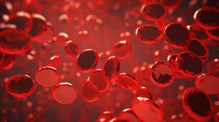 Red blood cells.