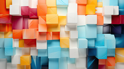seamless colorful square background