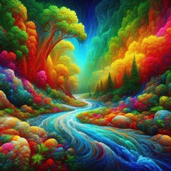 abstract fractal background