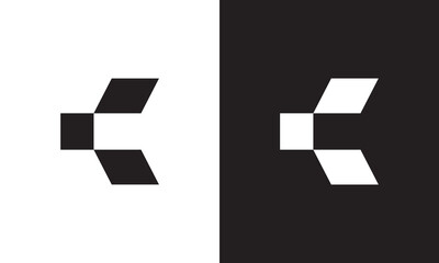 C Logo, unique logo, black and white logo, premium elegant logo, letter C Vector abstract	
