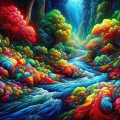 abstract fractal background