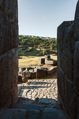 ruins of ancient inca cities close to Cusco